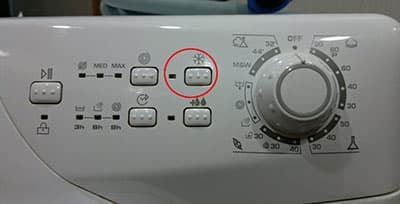 Индикация ошибок в стиральных машинах Candy Holiday без дисплея